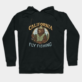 California Grizzly Bear Fisher Hoodie